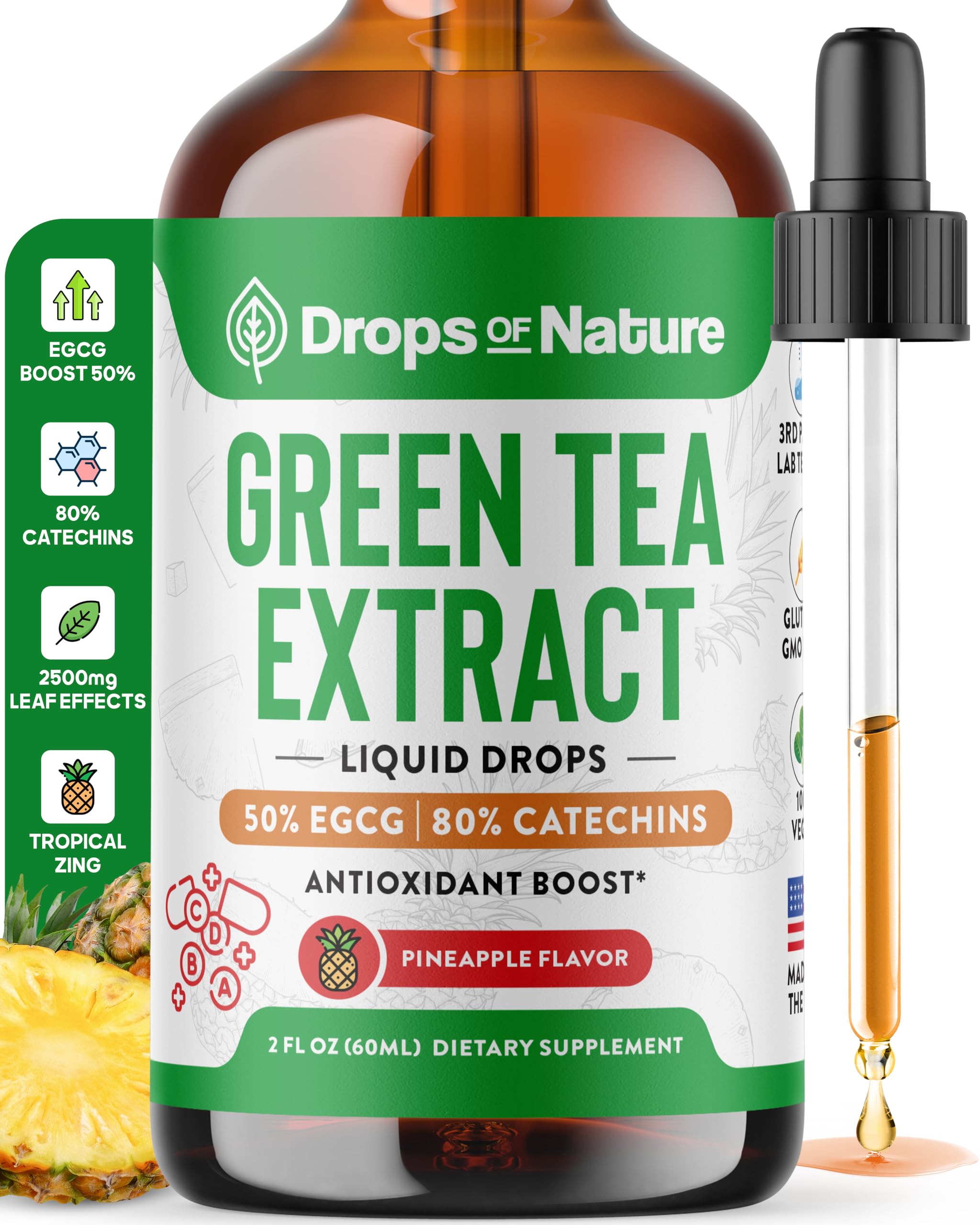 Green Tea 2500mg 10:1 Extract 50% EGCG