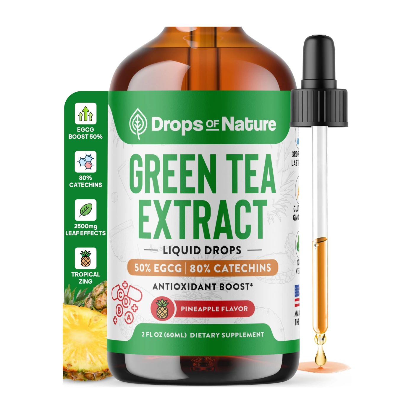 Green Tea 2500mg 10:1 Extract 50% EGCG