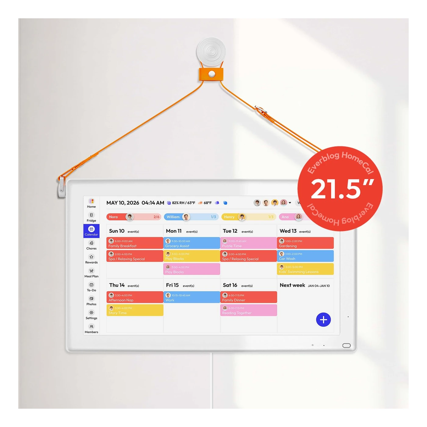 Product image of Everblog 21.5'' Digital Calendar & Chore Chart by Everblog.
