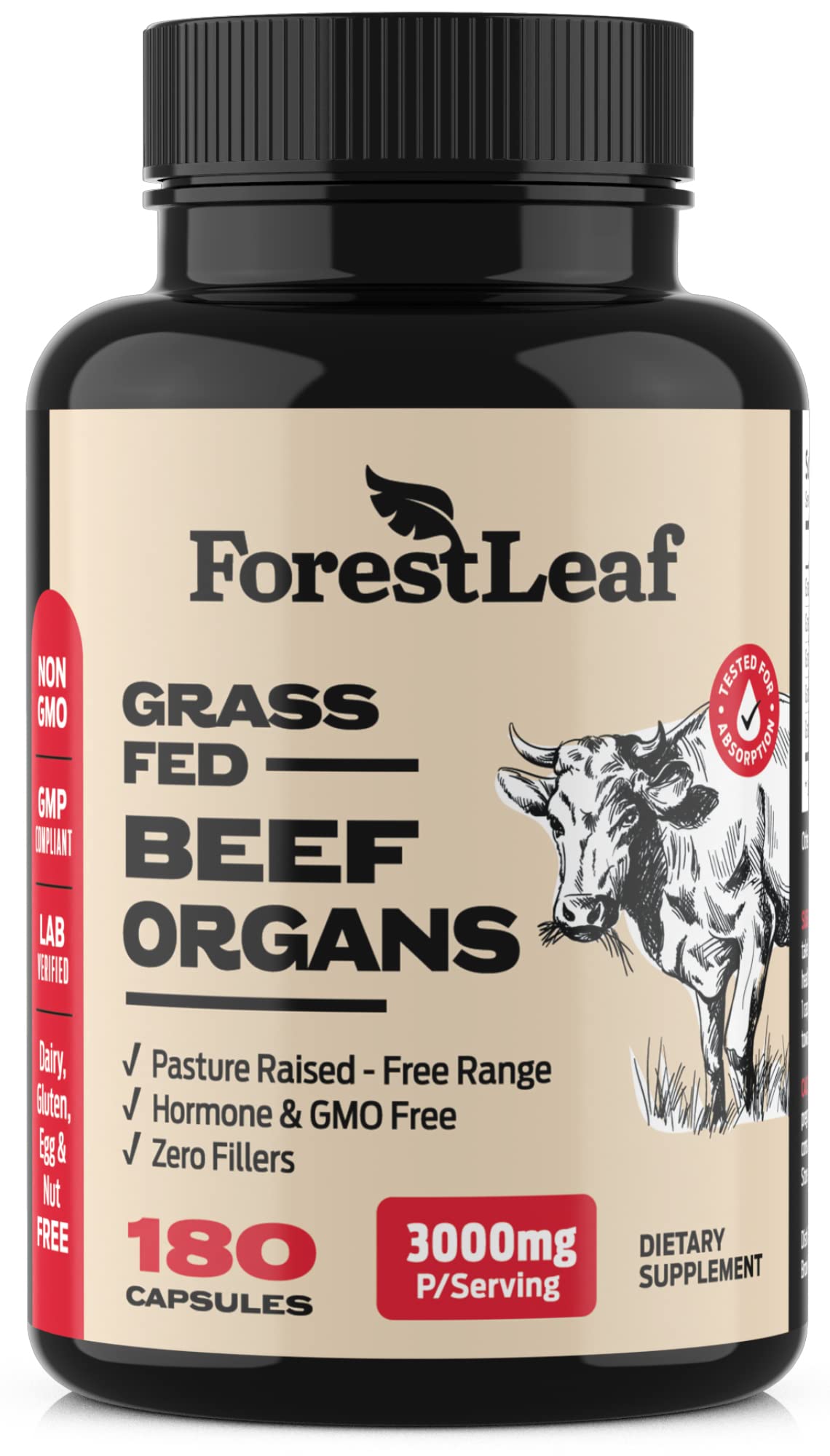 ForestLeaf Beef Organ Supplement