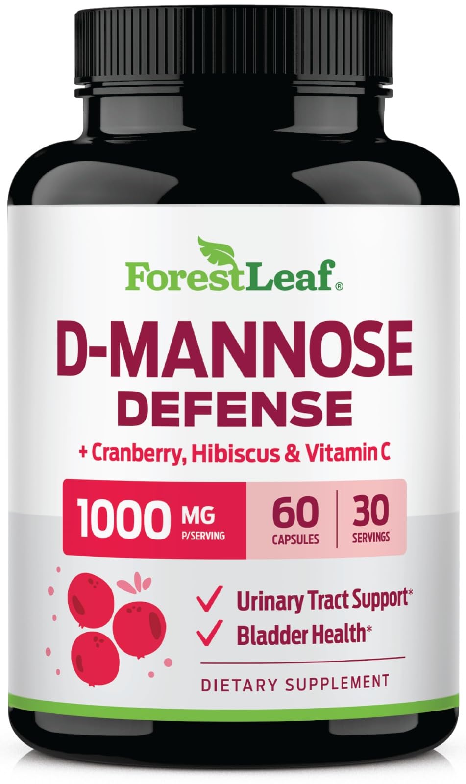 ForestLeaf D-Mannose Defense 1000mg