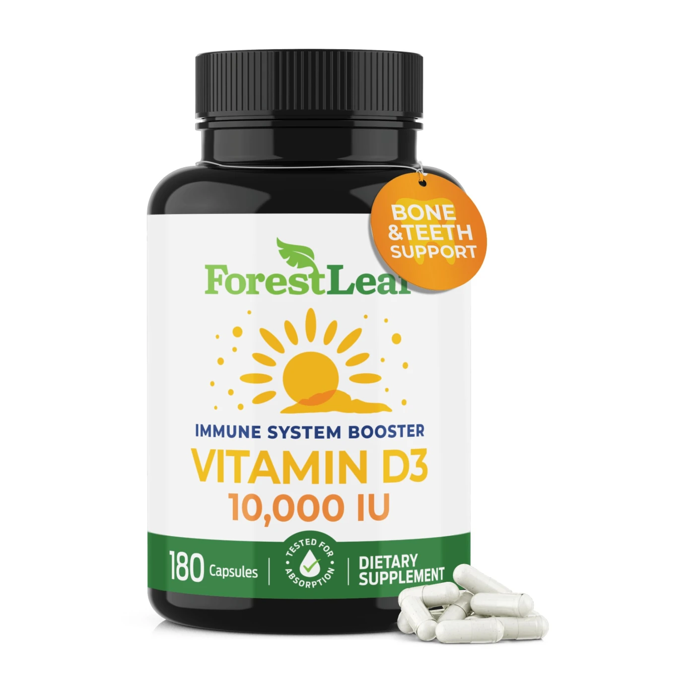 ForestLeaf Vitamin D3 10000IU