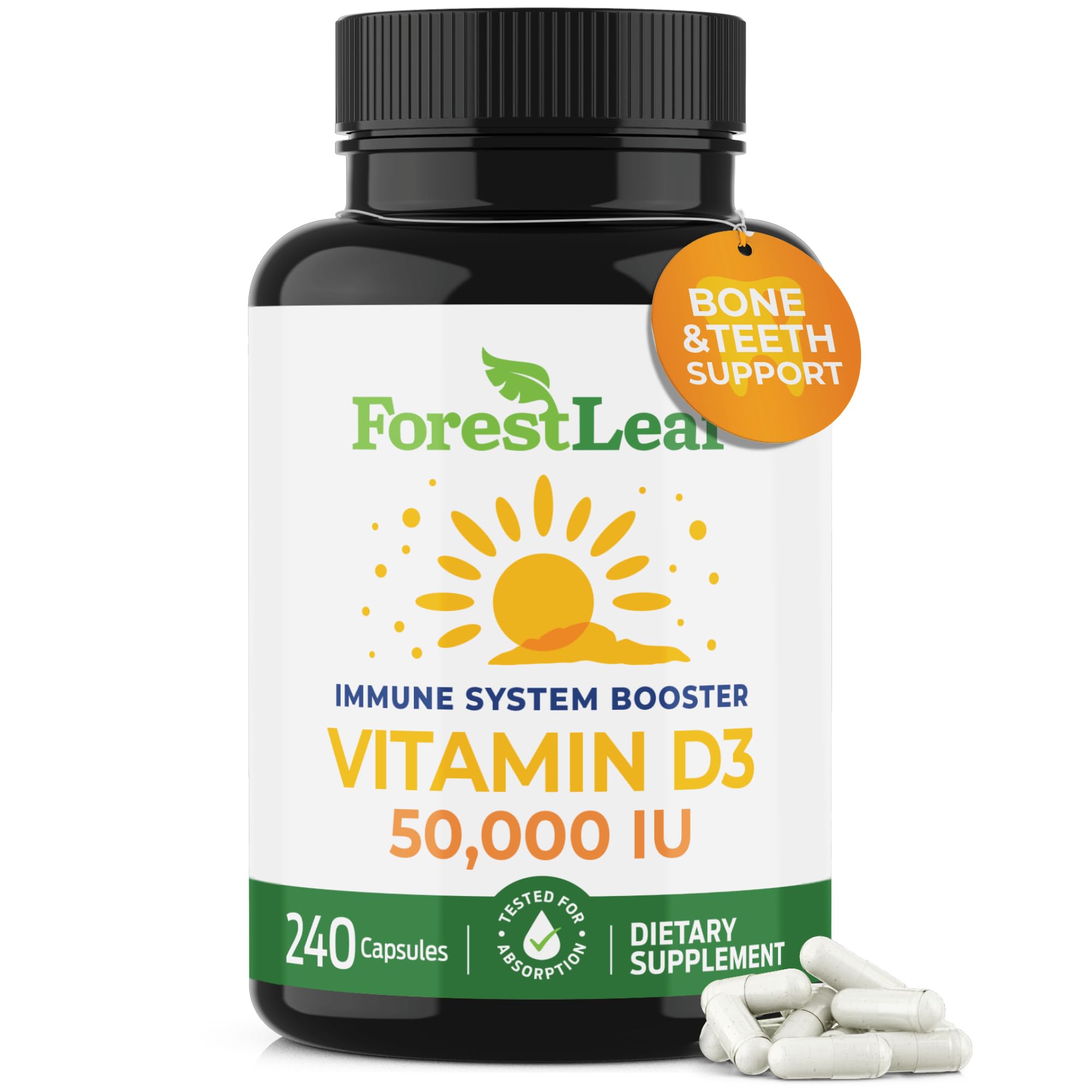 ForestLeaf Vitamin D3 50000 IU