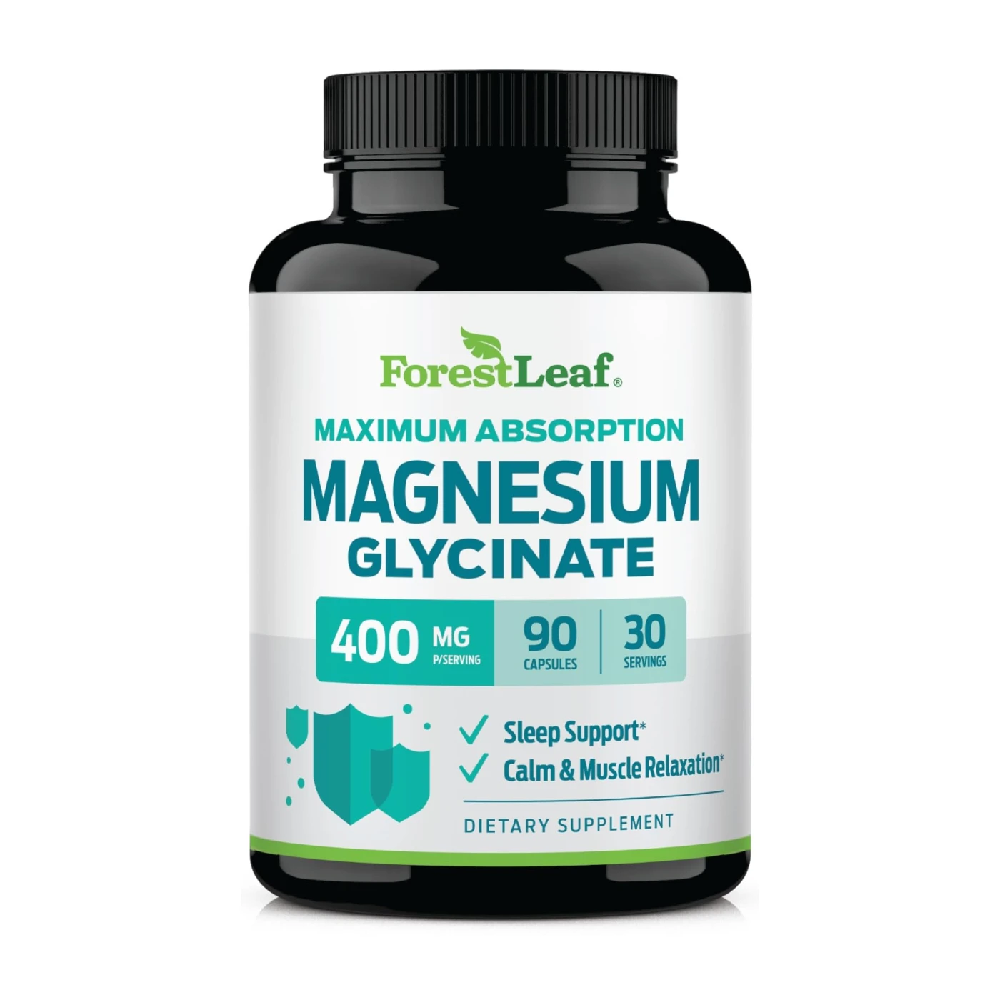 Pure Magnesium Glycinate 400mg Capsules