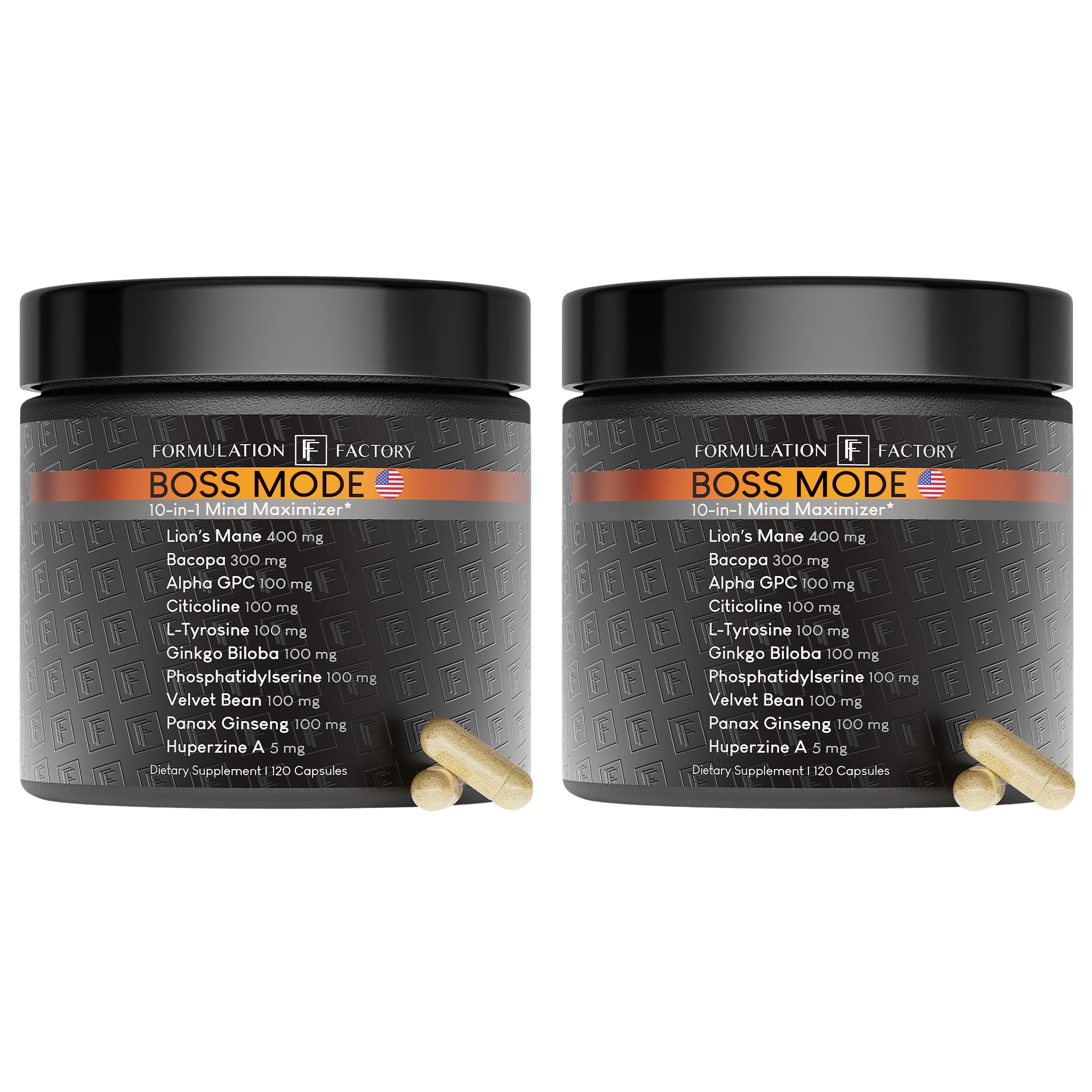 Formulation Factory BOSS Mode 10-in-1 Nootropic Cognitive Enhancement Sup…