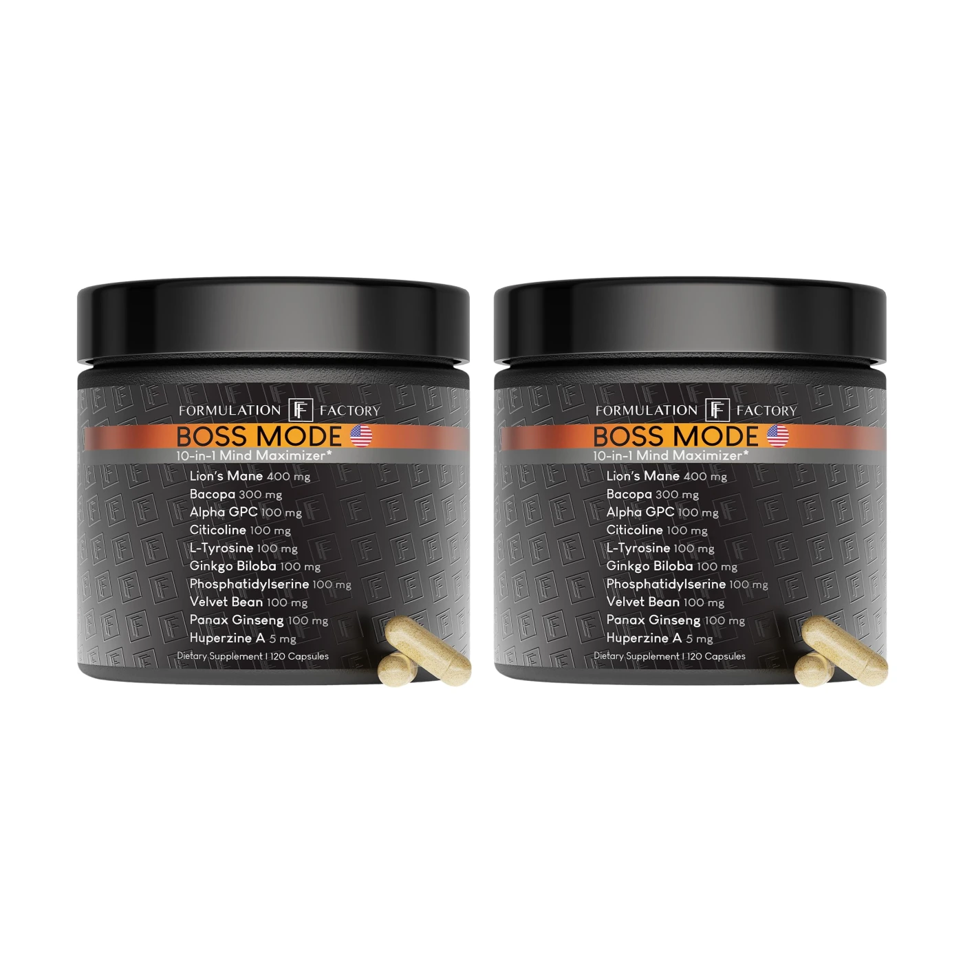 Formulation Factory BOSS Mode 10-in-1 Nootropic Cognitive Enhancement Supplement,…