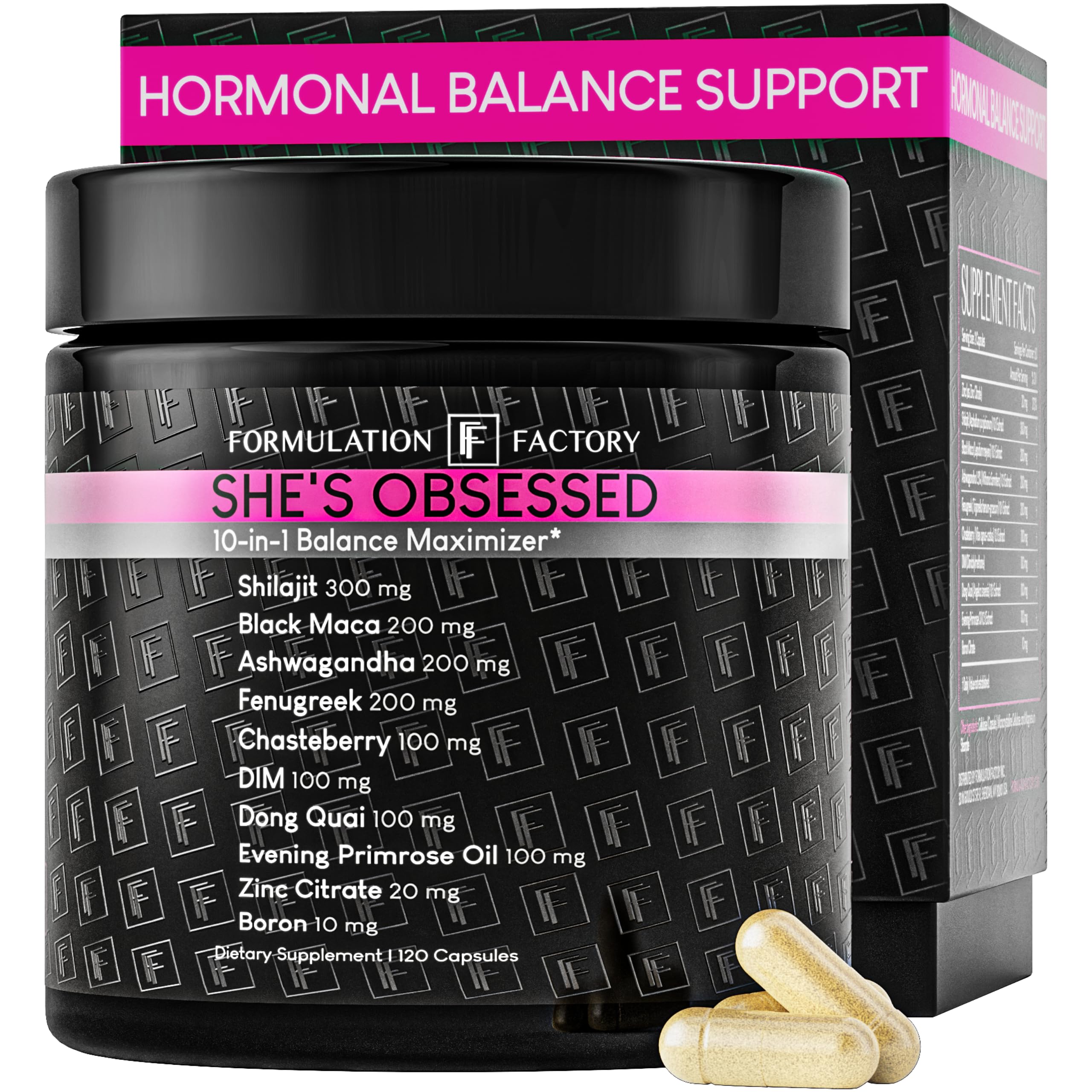 Formulation Factory She's Obsessed: 10-in-1 Hormone Balance Maximizer wit…