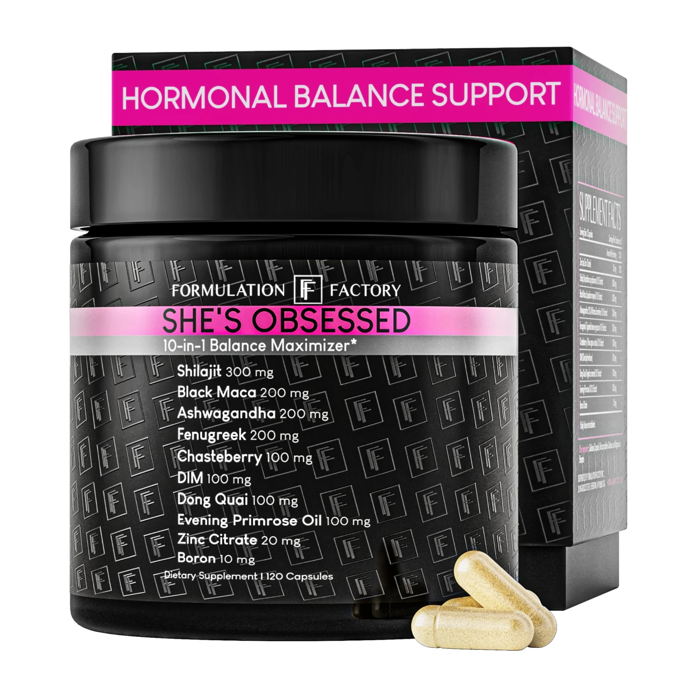 Formulation Factory She's Obsessed: 10-in-1 Hormone Balance Maximizer with…