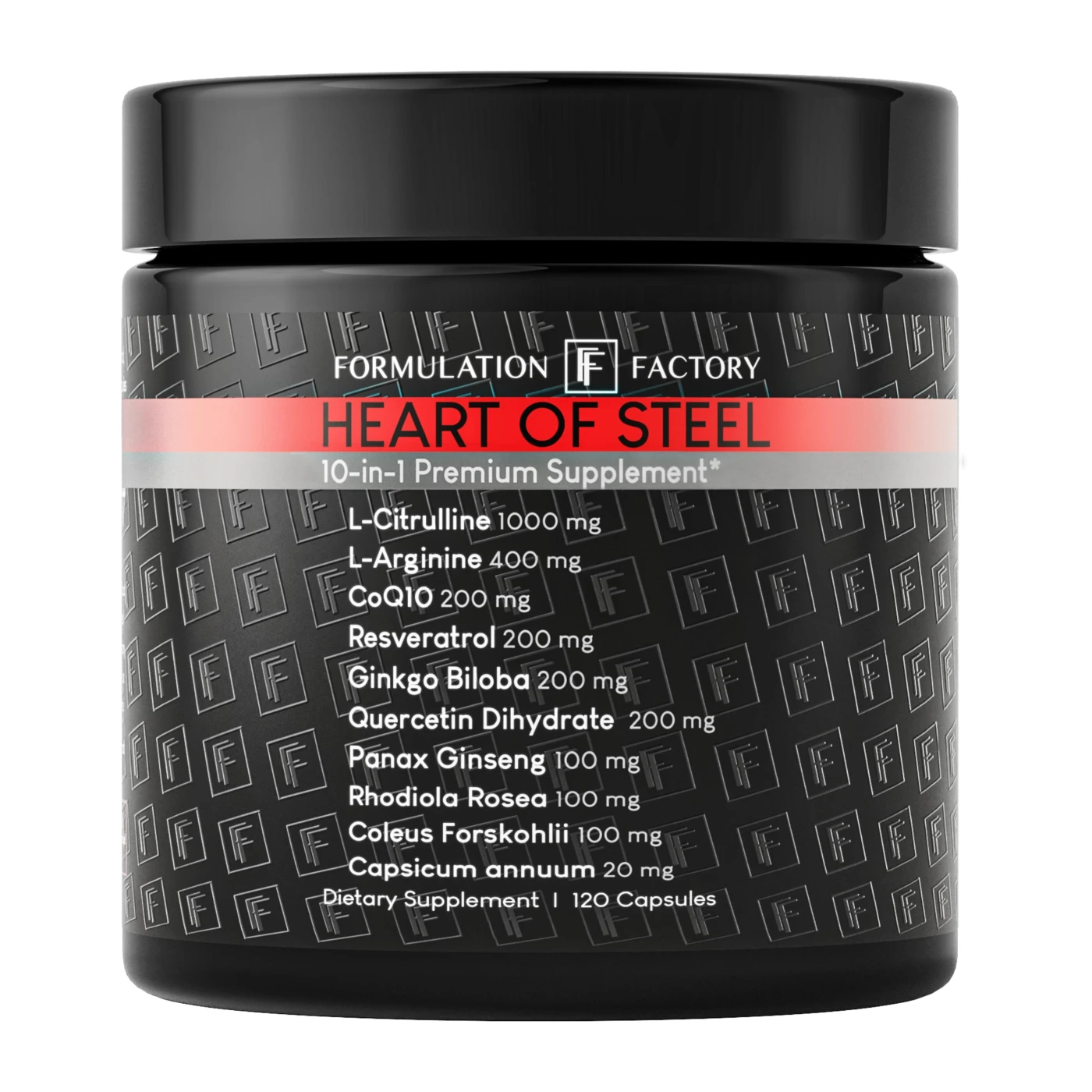 Heart Of Steel Nitric Oxide Supplement, 10-in-1 Metabolic Booster, Supports Blood…