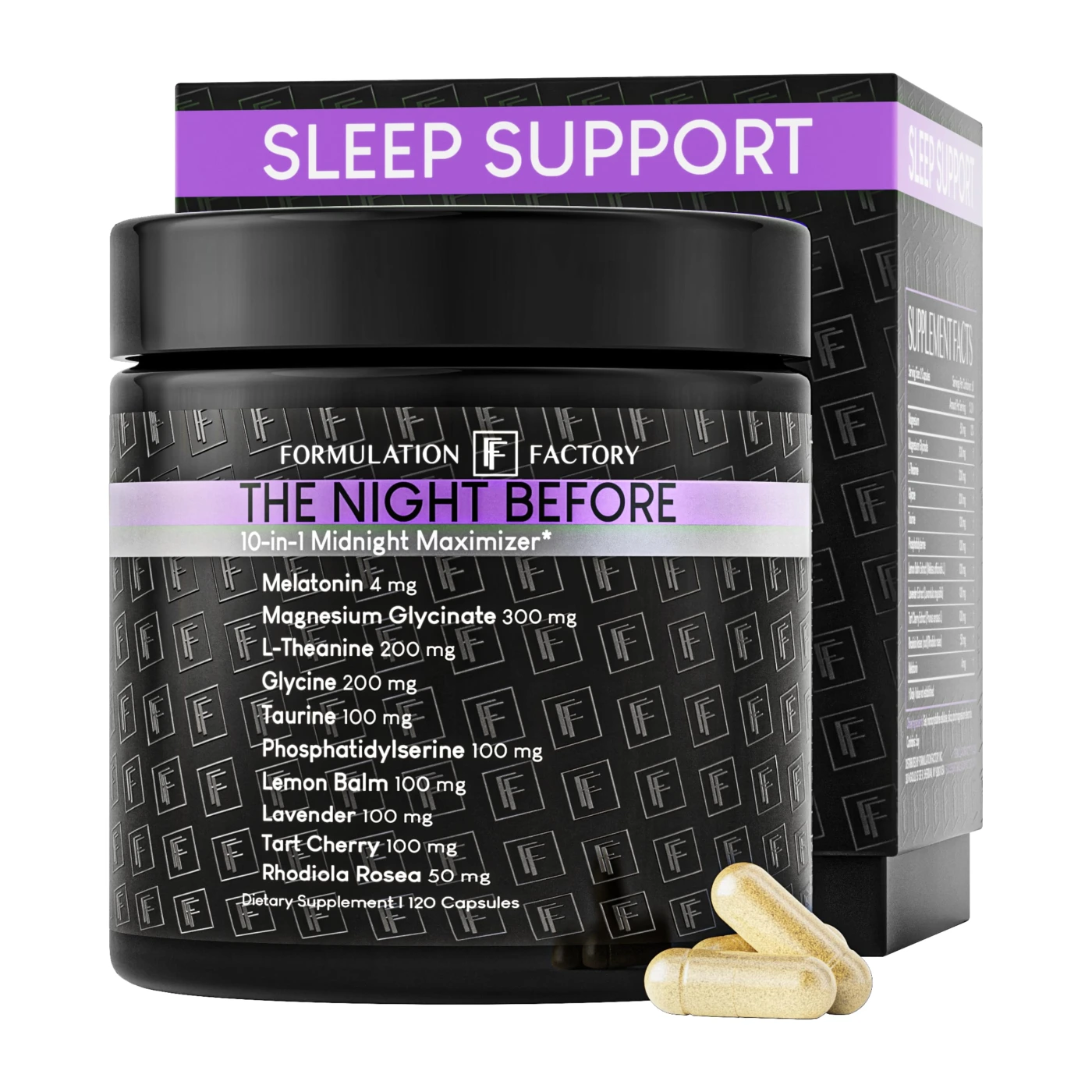 The Night Before 10-in-1 Midnight Maximizer Sleep Aid, Stress Relief, Cognition,…