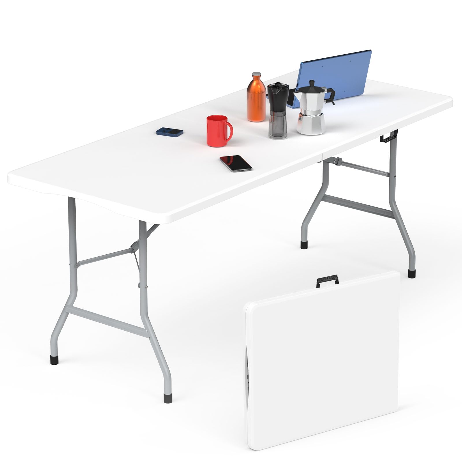 HLPB 6ft Folding Table with Handle & Safety Locks