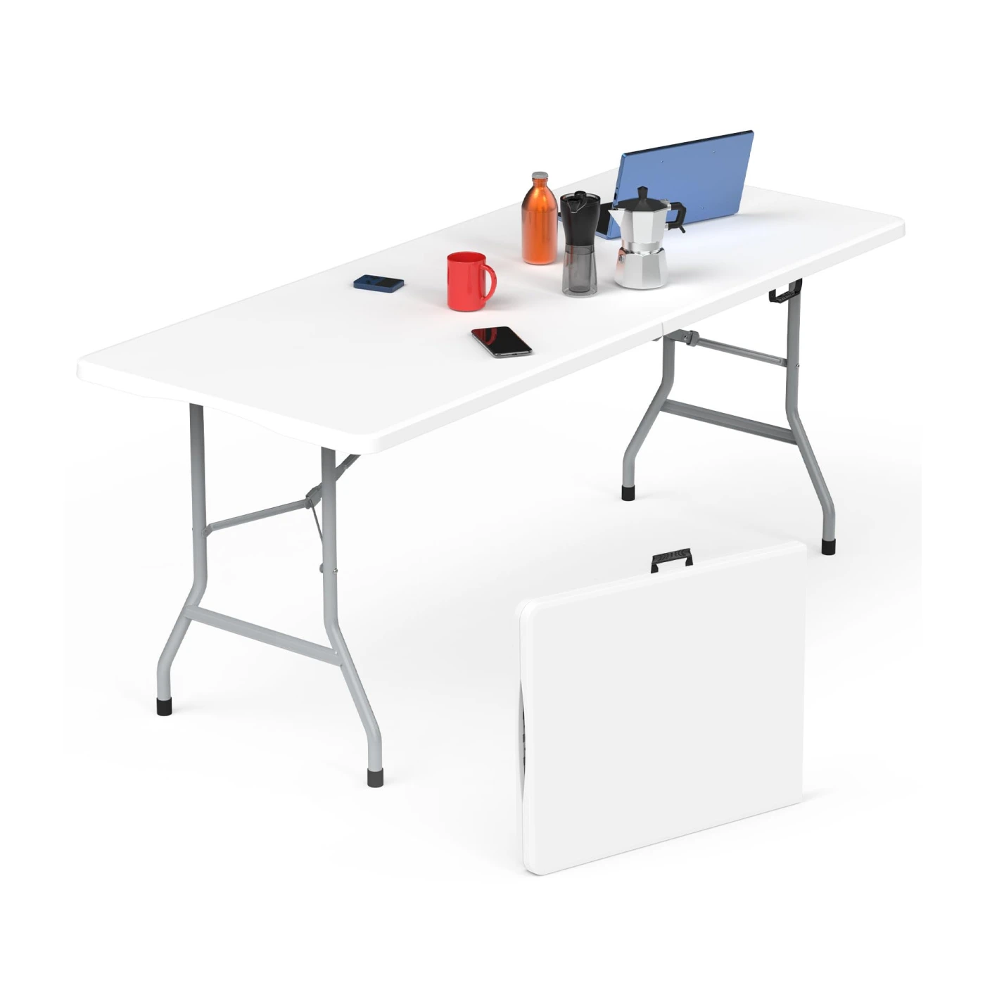 HLPB 6ft Folding Table with Handle & Safety Locks