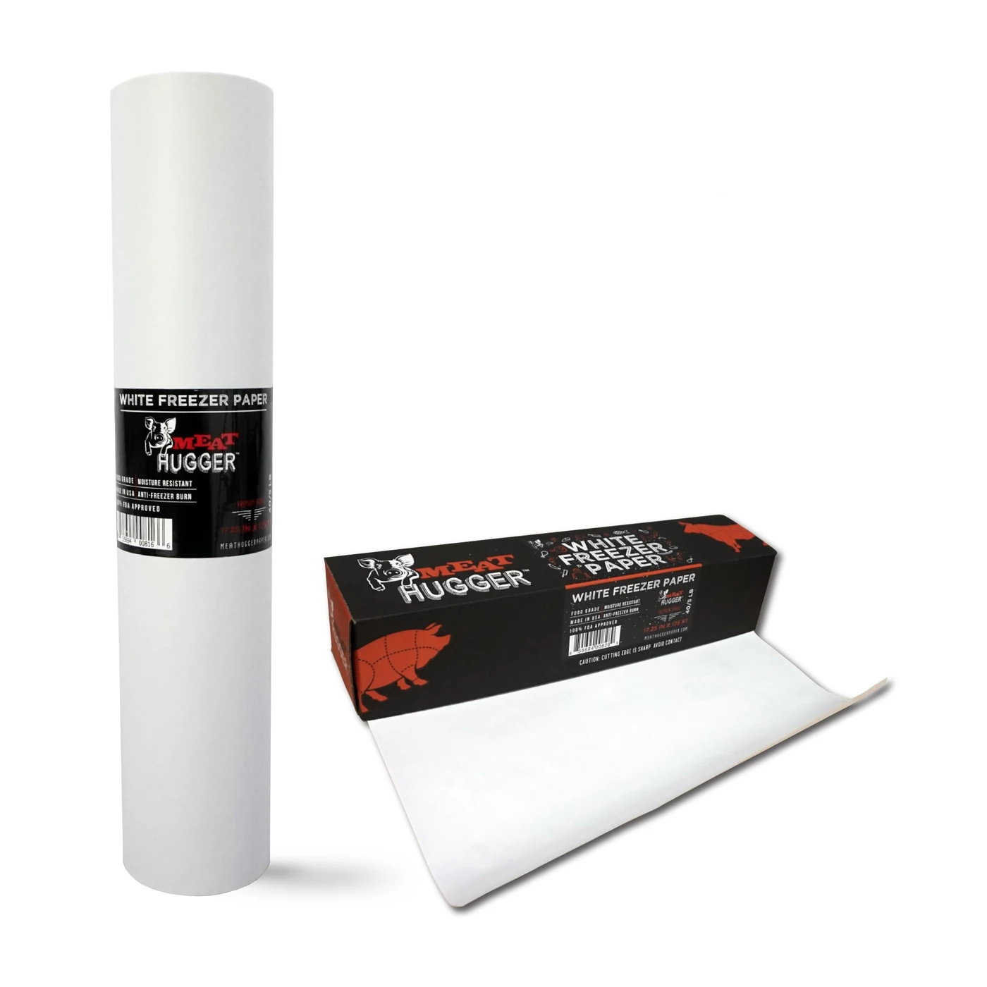 Product image of White Freezer Paper Dispenser Box (17.25 Inch x 175 Feet Roll) by Meat Hugger.