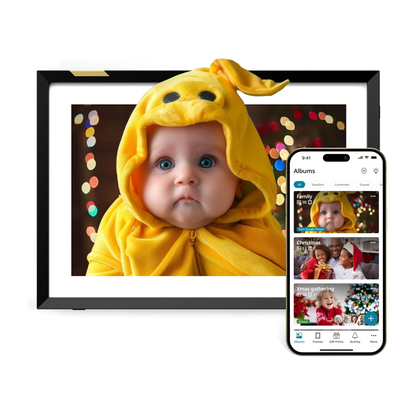 Nixplay 10.1-Inch Wi-Fi Digital Picture Frame