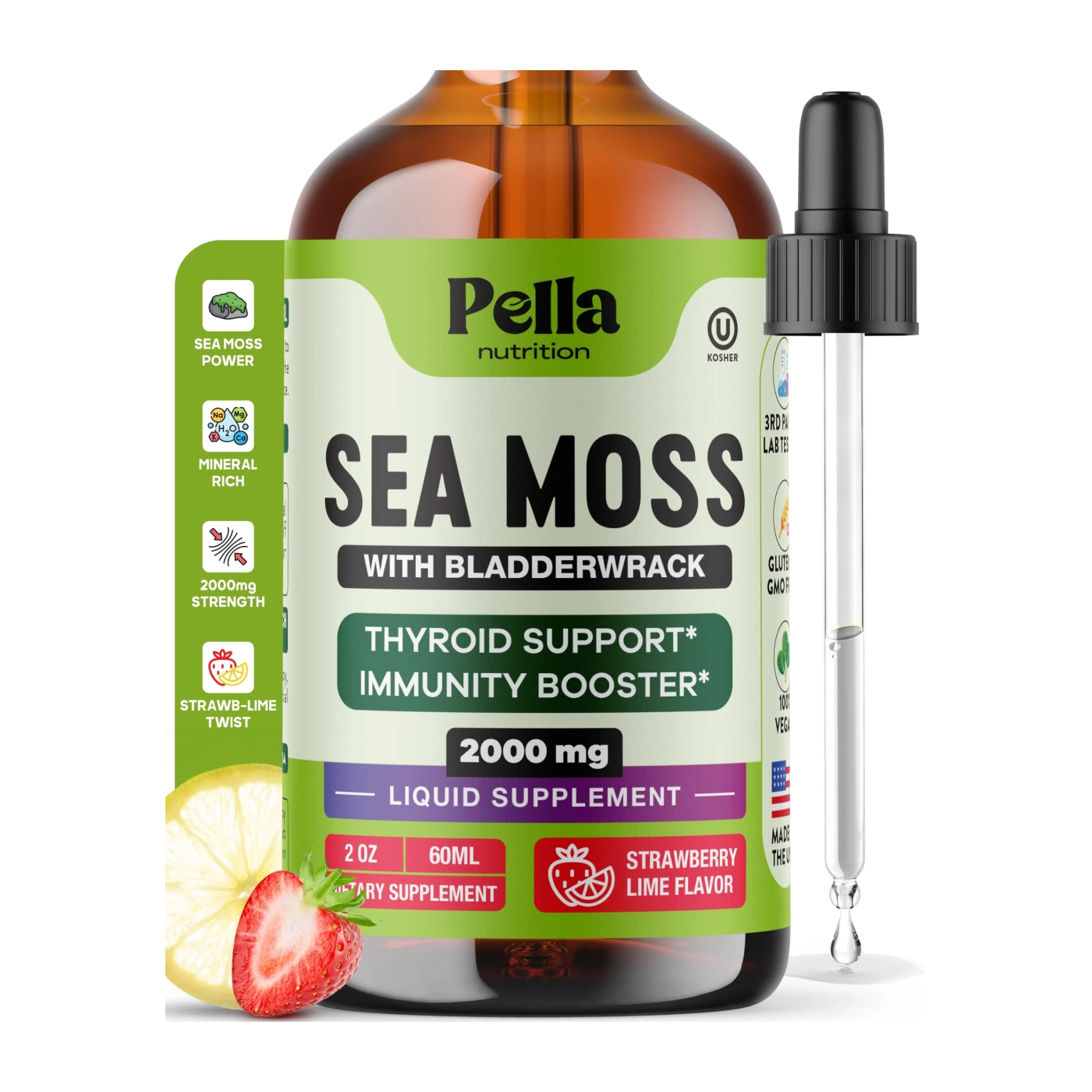 Organic Sea Moss Drops - 1000mg Irish Sea Moss - 4X Stronger than Sea Moss Gel,…