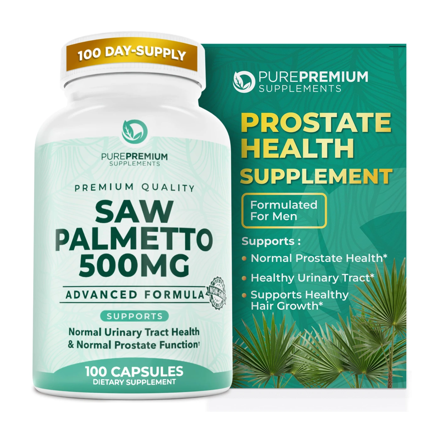 Premium Saw Palmetto 500 mg for Men & Women